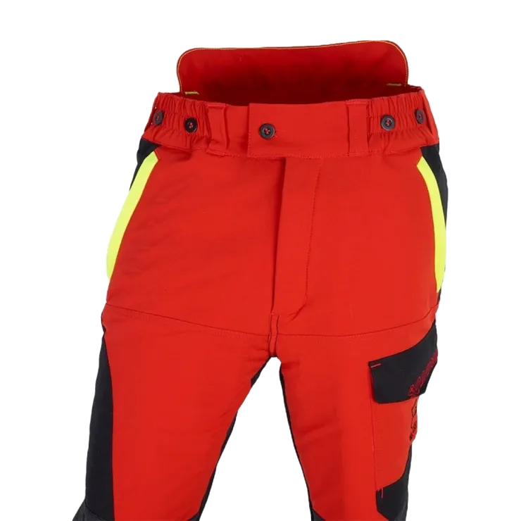 Pantalon anti-coupure SOLIDUR INFINITY - Classe 3 - Type A - Rouge — 4
