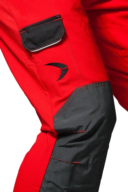 Pantalon anti-coupure PFANNER ARBORIST - Classe 1 - Type A - Rouge — 3