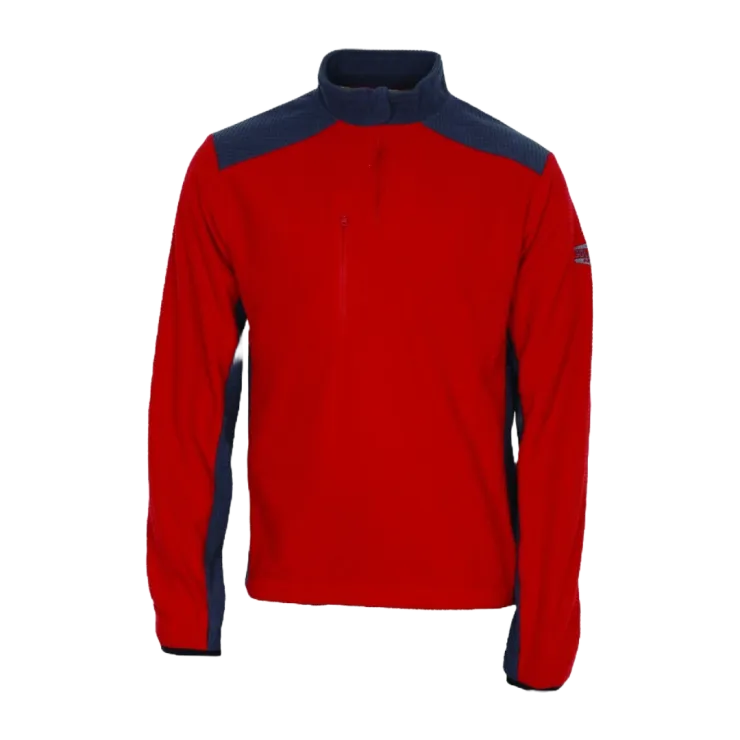 Polaire gaufrée SOLIDUR - Rouge — 1