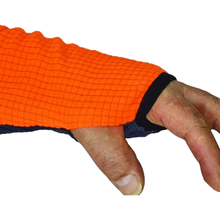 Polaire gaufrée SOLIDUR - Orange — 2