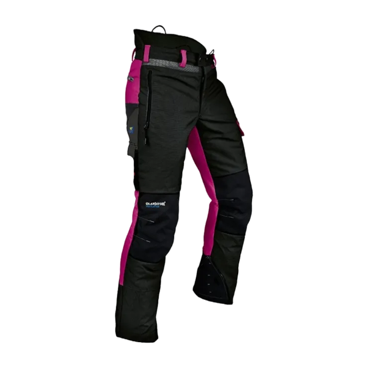 Pantalon anti-coupure PFANNER GLADIATOR VENTILATION - Classe 1 - Type A - Rose — 1
