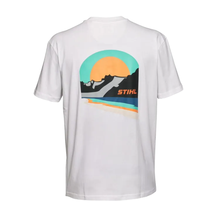 T-Shirt STIHL SUNSET - Blanc — 1