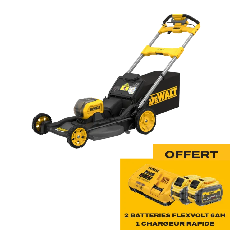 Tondeuse à batterie DEWALT DCMWSP550 - Starter pack offert — 1