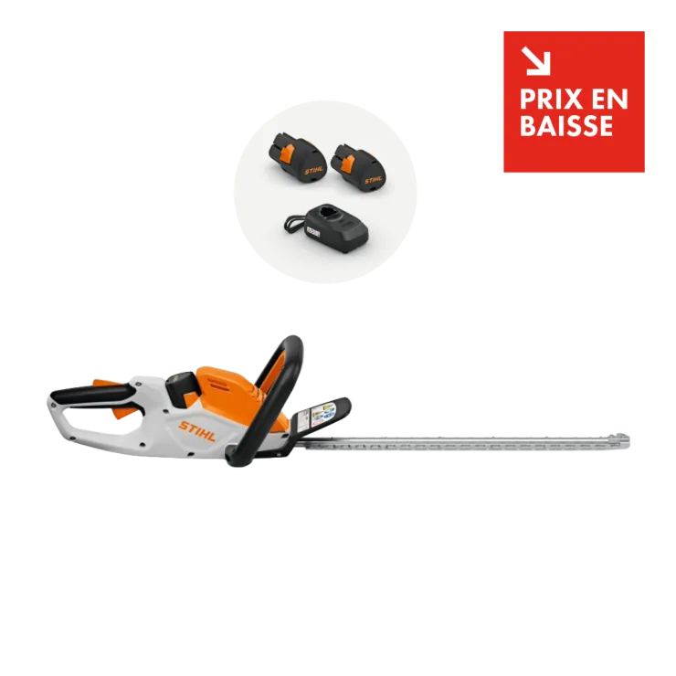 Taille-haies à batterie STIHL HSA 40 pack 2 batteries — 1