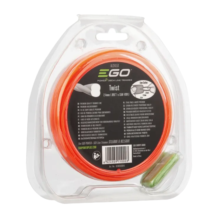 Fil orange torsadé EGO - ø 2,4 mm — 1