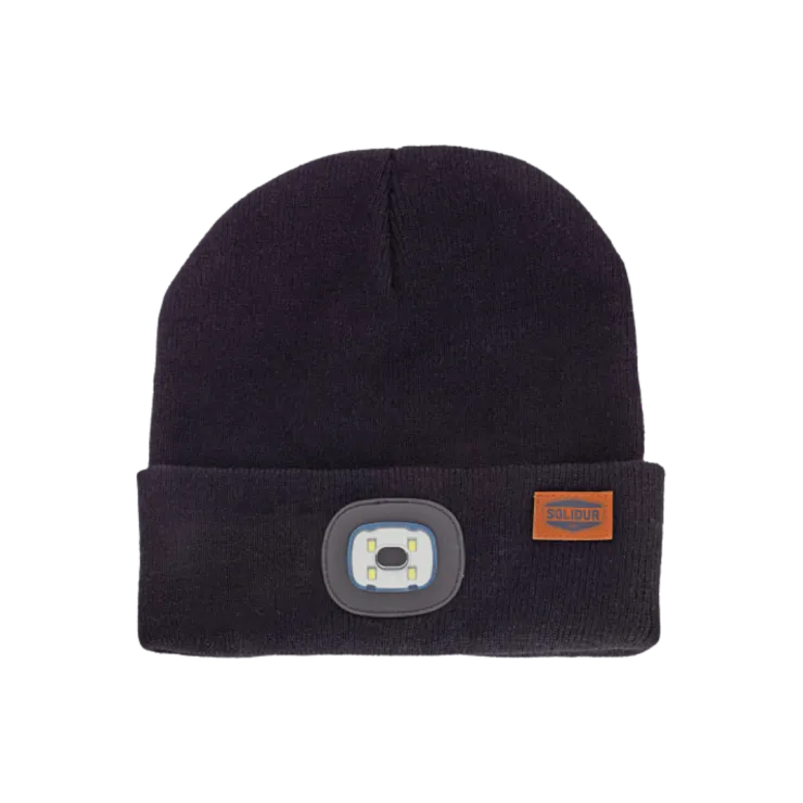 Bonnet avec lampe LED SOLIDUR — 1