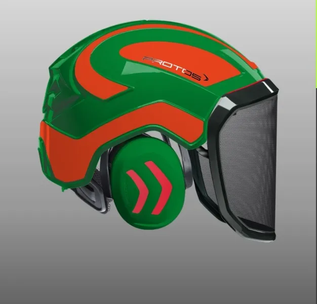 Casque Protos® Integral Forest (Vert et Orange) — 1