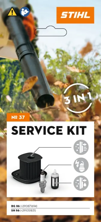 Kit d'entretien STIHL n°37 BG 86, SH 86 — 2