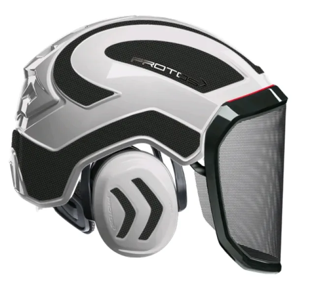 Casque Protos® Integral Forest (Blanc et Gris carbone) — 1