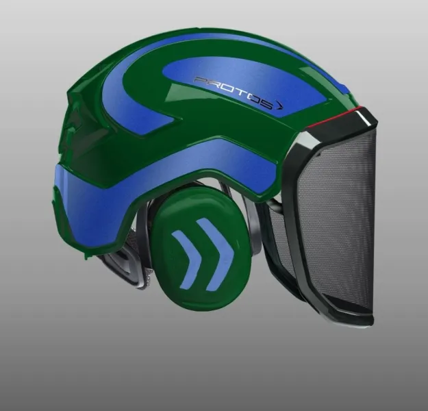 Casque Protos® Integral Forest (Olive et Bleu métal) — 1