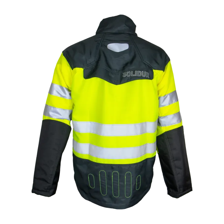 Veste anti-coupure SOLIDUR GLOW - Classe 1 - Type A - Jaune — 2
