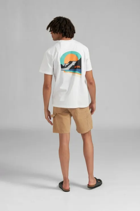 T-Shirt STIHL SUNSET - Blanc — 4