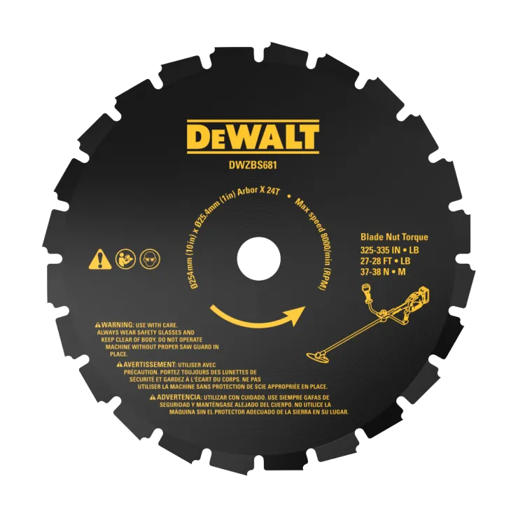 Scie circulaire 24 dents 250 mm DEWALT — 1