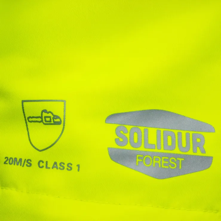 Veste anti-coupure SOLIDUR GLOW - Classe 1 - Type A - Jaune — 5