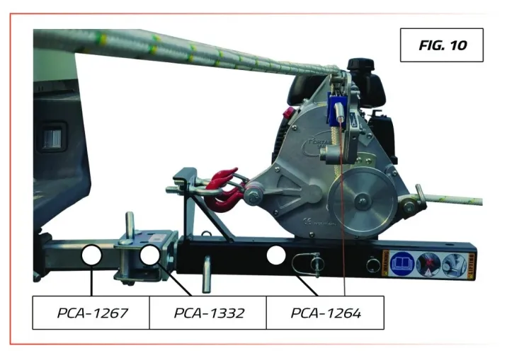 Tube carré PORTABLE WINCH — 3