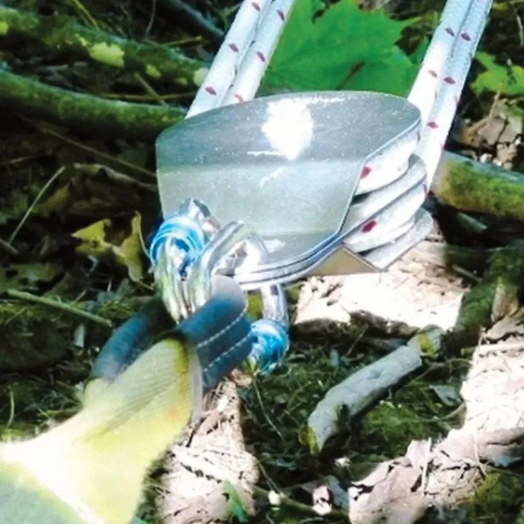 Poulie double à côtés oscillants PORTABLE WINCH - Ø 76 mm — 2