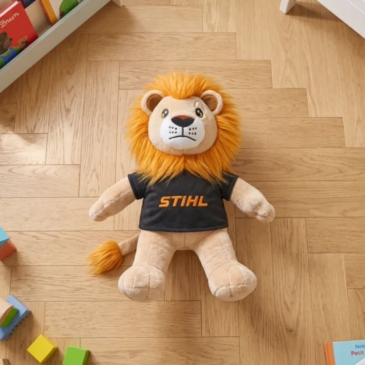 Peluche lion KING VERT KINGO — 4