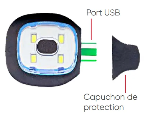 Bonnet avec lampe LED SOLIDUR — 4