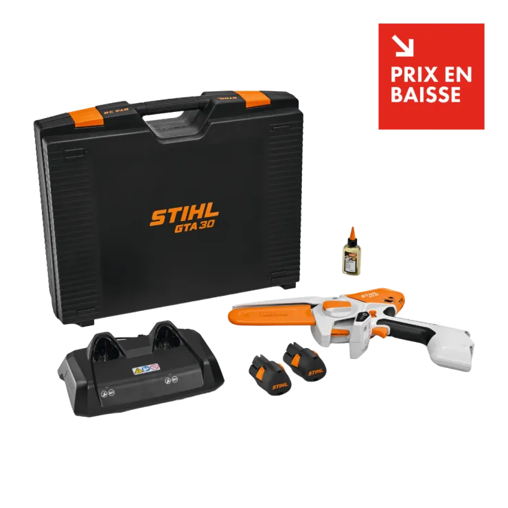 Scie de jardin à batterie STIHL GTA 30 - Pack complet — 1