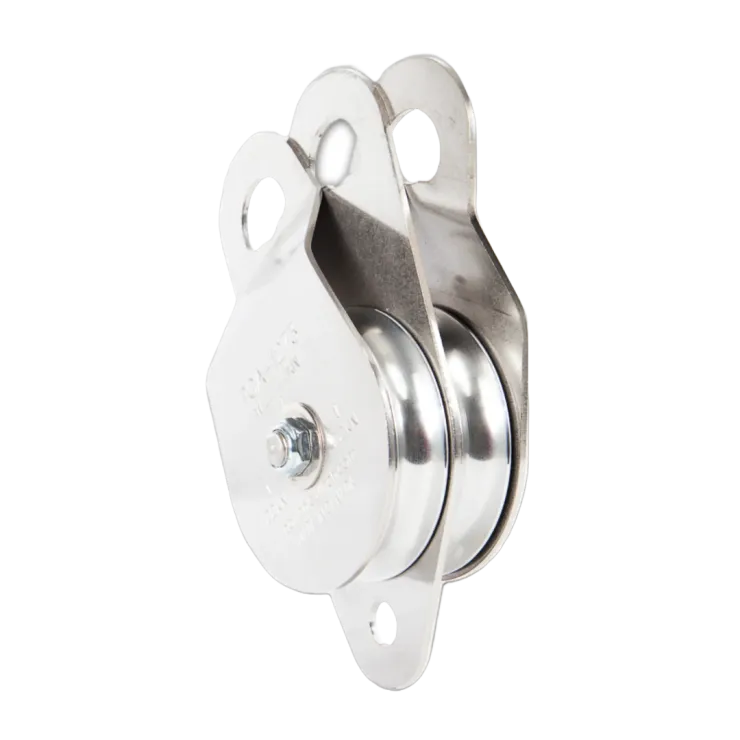 Poulie double à côtés oscillants PORTABLE WINCH - Ø 100 mm — 1