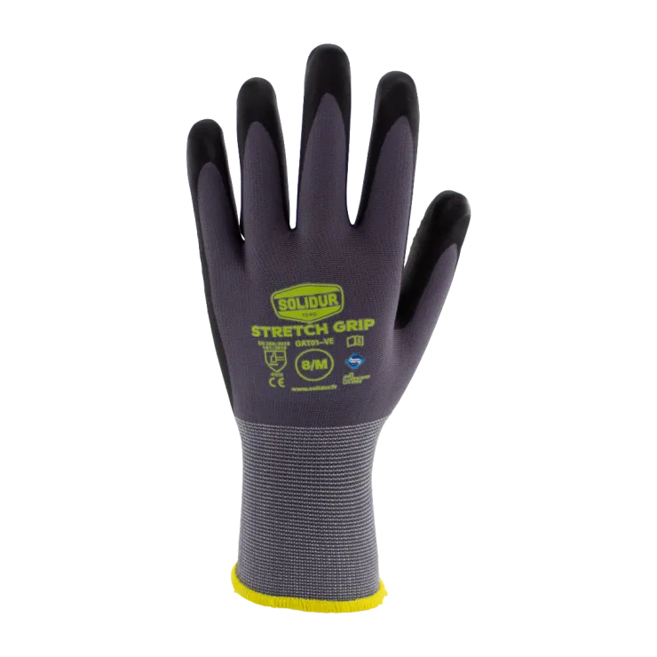 Gants de travail SOLIDUR STRETCH GRIP — 3