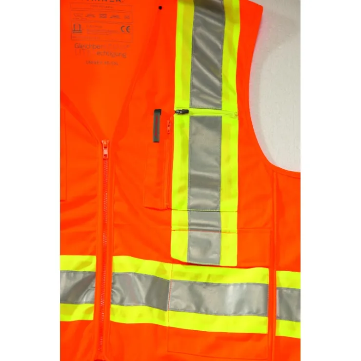 Gilet PFANNER ZIPP4FIT - Orange jaune — 3