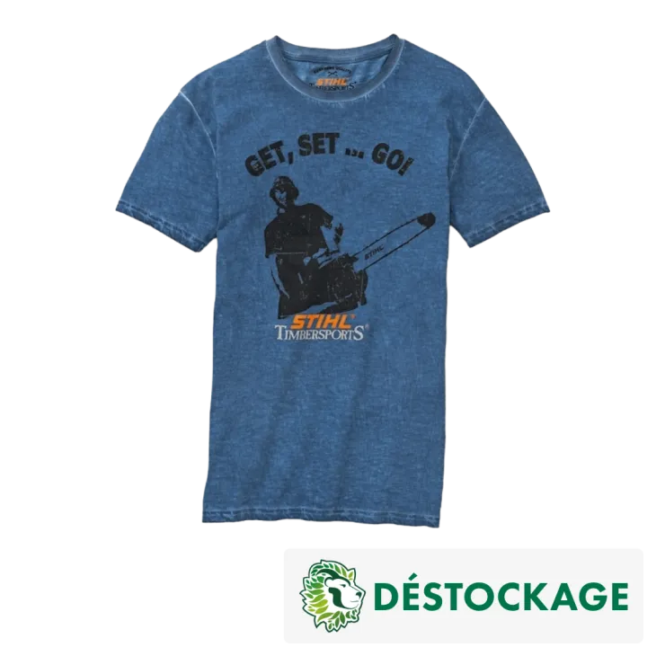 Déstockage - T-Shirt STIHL TIMBERSPORTS - Gris bleu — 1