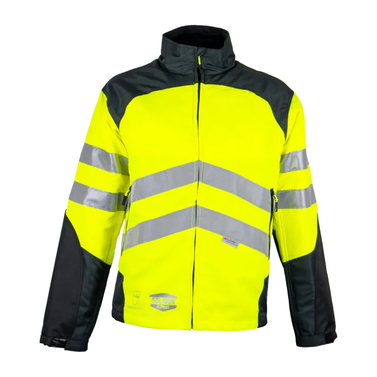 Veste anti-coupure SOLIDUR GLOW - Classe 1 - Type A - Jaune — 1