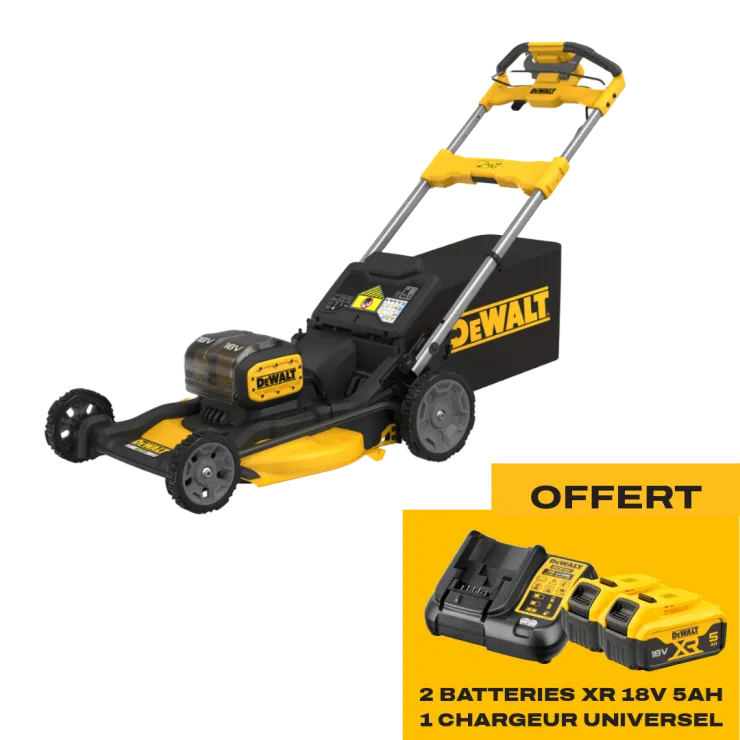 Tondeuse à batterie DEWALT DCMWSP156 - Starter pack offert — 1
