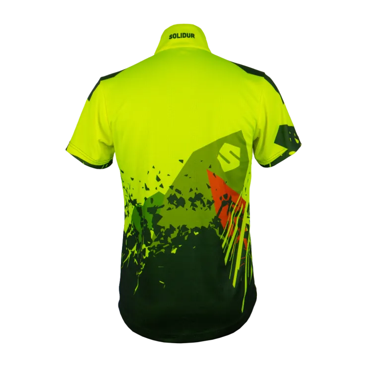 T-Shirt manches courtes anti-UV SOLIDUR UPF40+ - Jaune — 2
