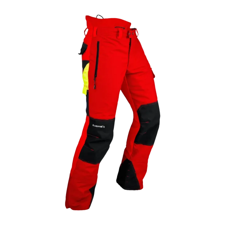 Pantalon anti-coupure PFANNER GLADIATOR II - Classe 2 - Type A - Rouge — 1
