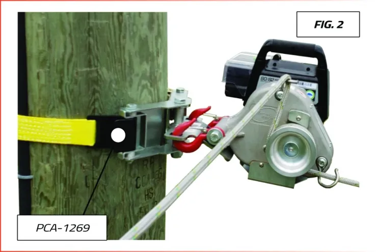 Système d'ancrage pour arbres PORTABLE WINCH — 4