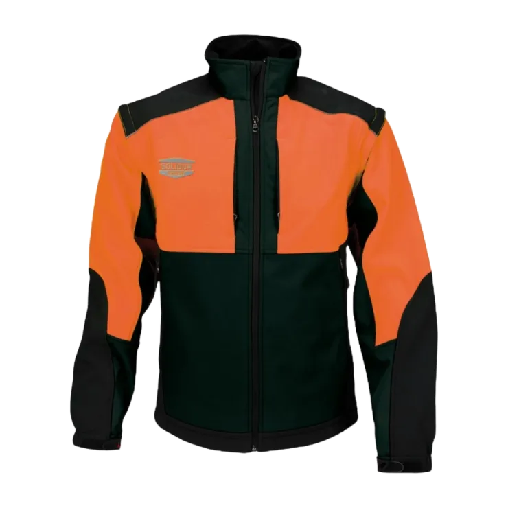 Veste de travail SOLIDUR SOFTSHELL - Orange — 1