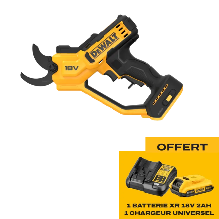 Sécateur à batterie DEWALT DCMPP568 - Starter pack offert — 1