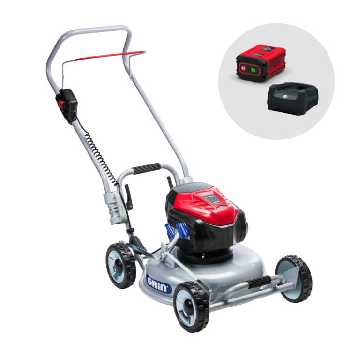 Tondeuse mulching à batterie GRIN BM46 - Pack 1 batterie — 1