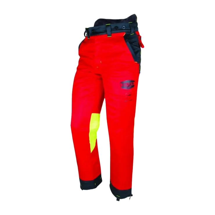 Pantalon anti-coupure SOLIDUR AUTHENTIC - Classe 1 - Type A - Rouge — 1