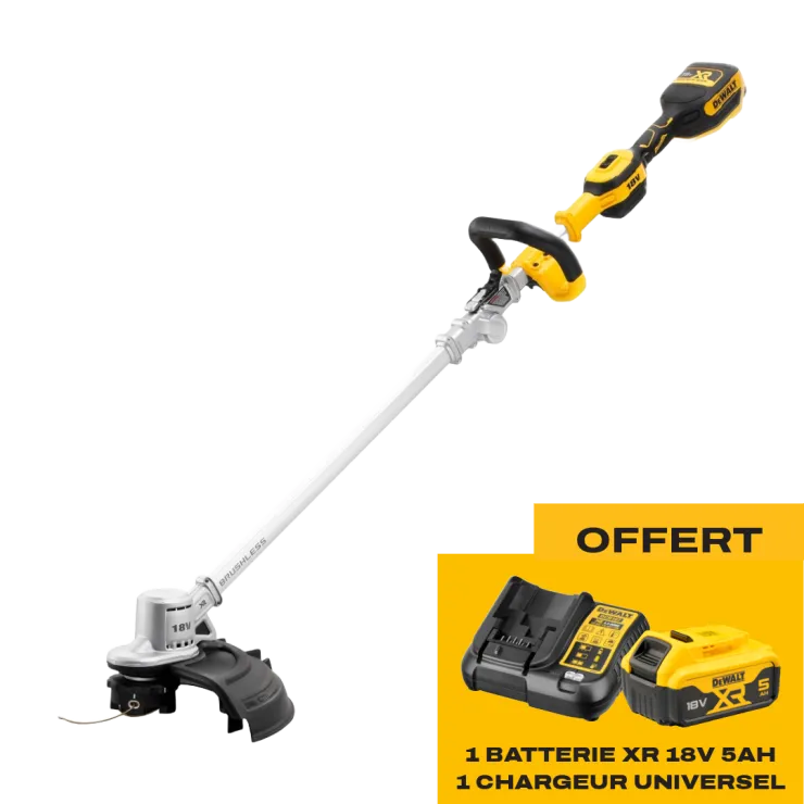 Coupe-bordures à batterie DEWALT DCMST561 - Starter pack offert — 1