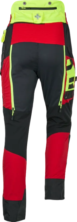 Pantalon anti-coupure SOLIDUR INFINITY - Classe 3 - Type A - Rouge — 2