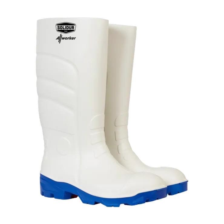 Bottes de sécurité SOLIDUR ALLWORKER S4 - Blanc — 2