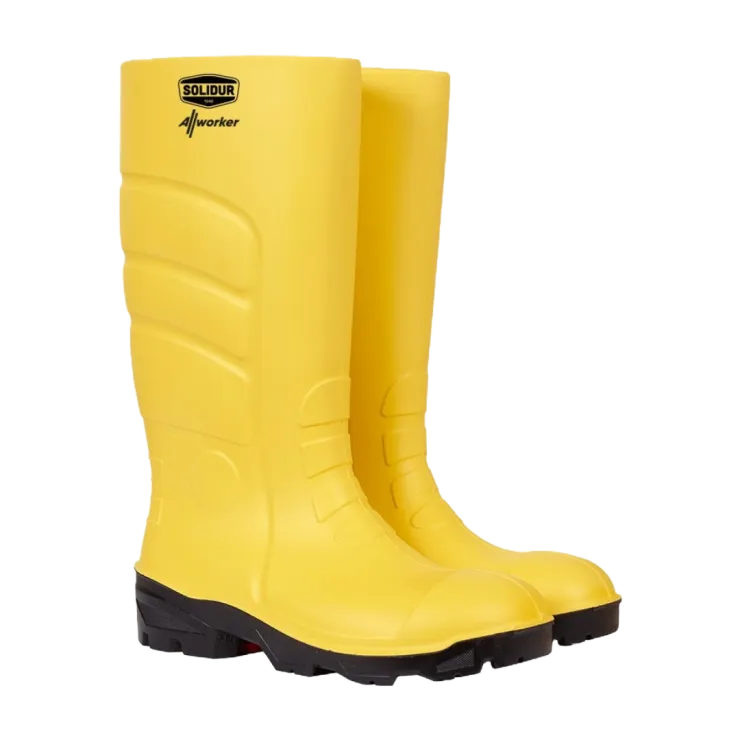 Bottes de sécurité SOLIDUR ALLWORKER S4 - Jaune — 2