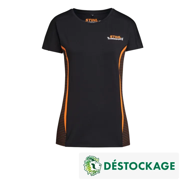 Déstockage - T-Shirt fonctionnel STIHL TIMBERSPORTS SCORE - Femme — 1