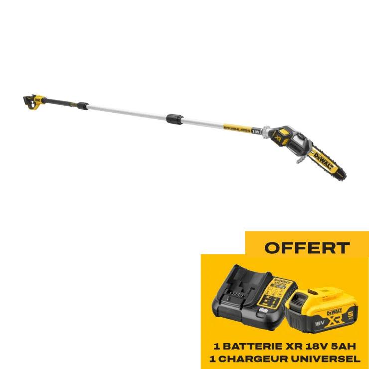 Élagueuse sur perche à batterie DEWALT DCMPS567 - Starter pack offert — 1