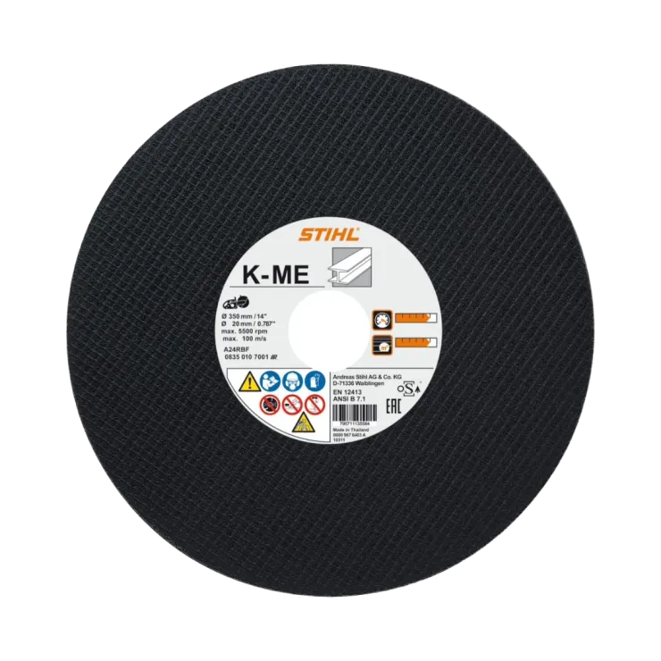 Disque à découper en résine STIHL, acier (K-ME) — 1