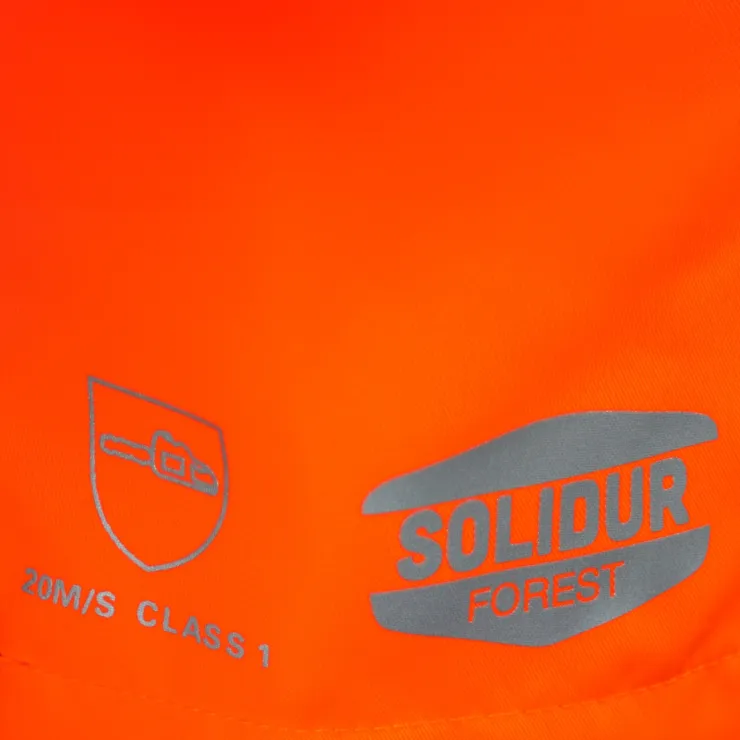 Veste anti-coupure SOLIDUR GLOW - Classe 1 - Type A - Orange — 6