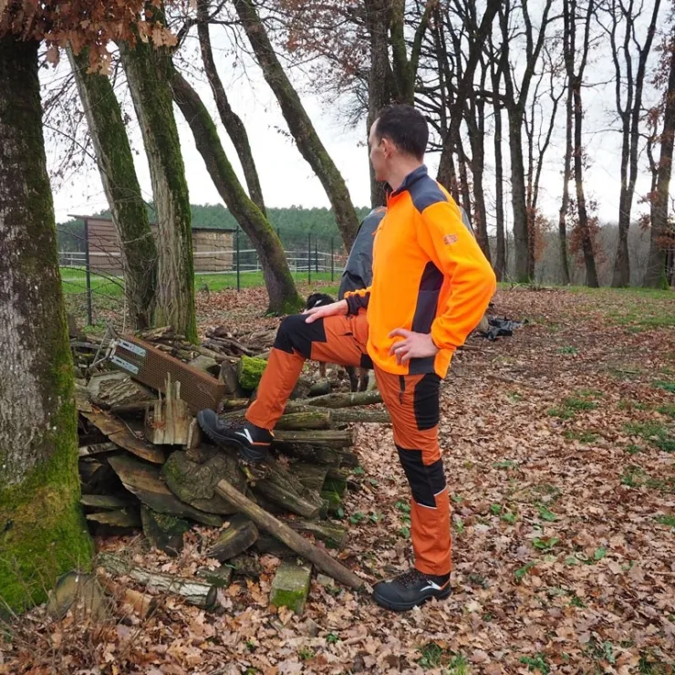 Polaire gaufrée SOLIDUR - Orange — 3