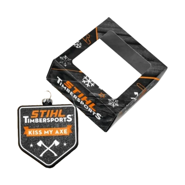 Boule de Noël STIHL Kiss my Axe — 1