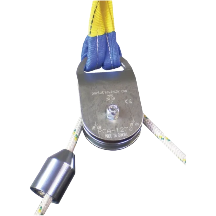 Poulie de renvoi PORTABLE WINCH - Ø 100 mm — 4