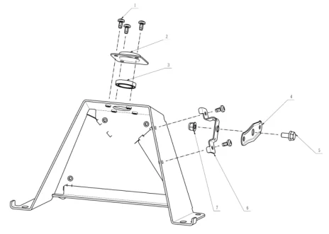 Plaque Support TR3801E-B