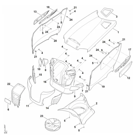 D - Capot-moteur