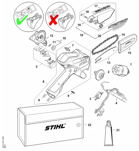 Pièces de rechange de Numéro de machine 929771306